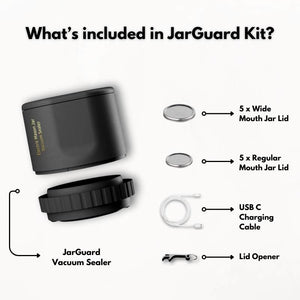 JarGuard - Mason Jar Vacuum Sealer