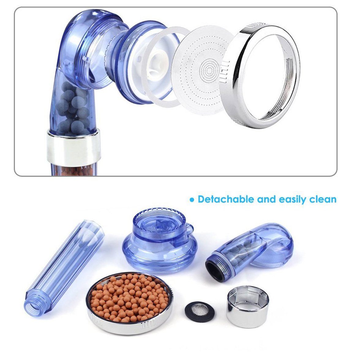 Ionic Filtration Shower Head