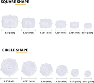 FlexLid - Silicon Stretch Lids (12Pack)