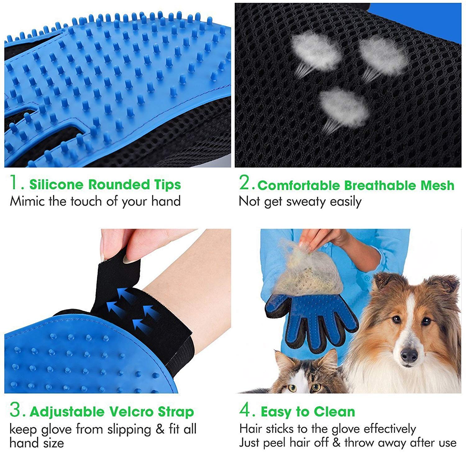 Pet Deshedding Glove