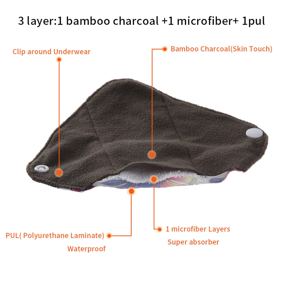 Bamboo Charcoal Sanitary Pads