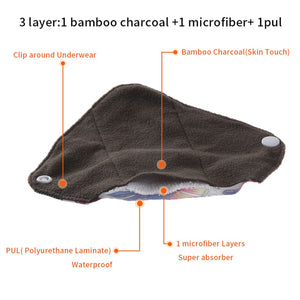 Bamboo Charcoal Sanitary Pads