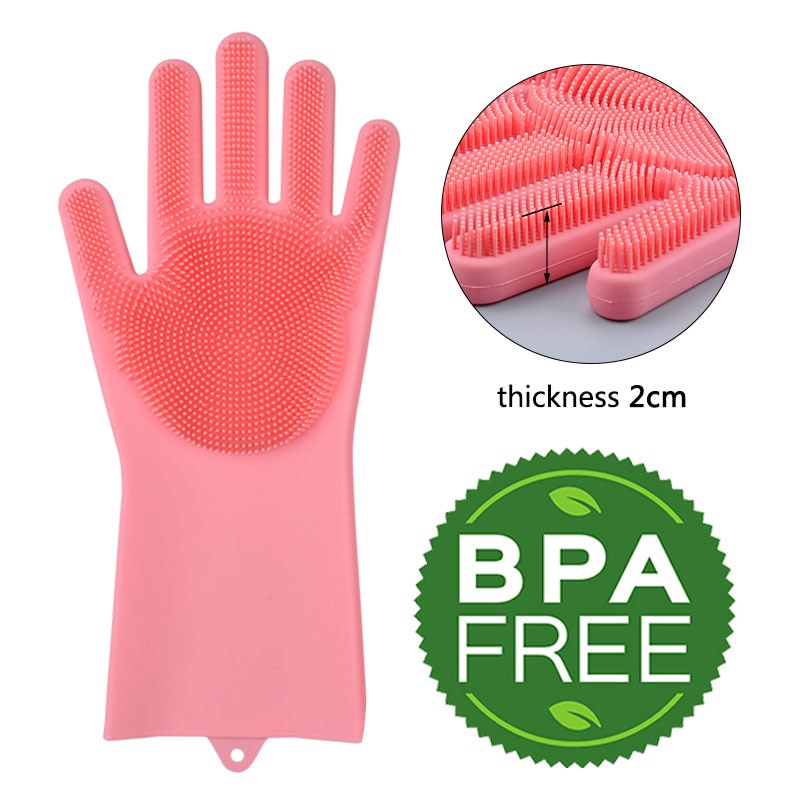 Magic Silicone Dish Washing Gloves